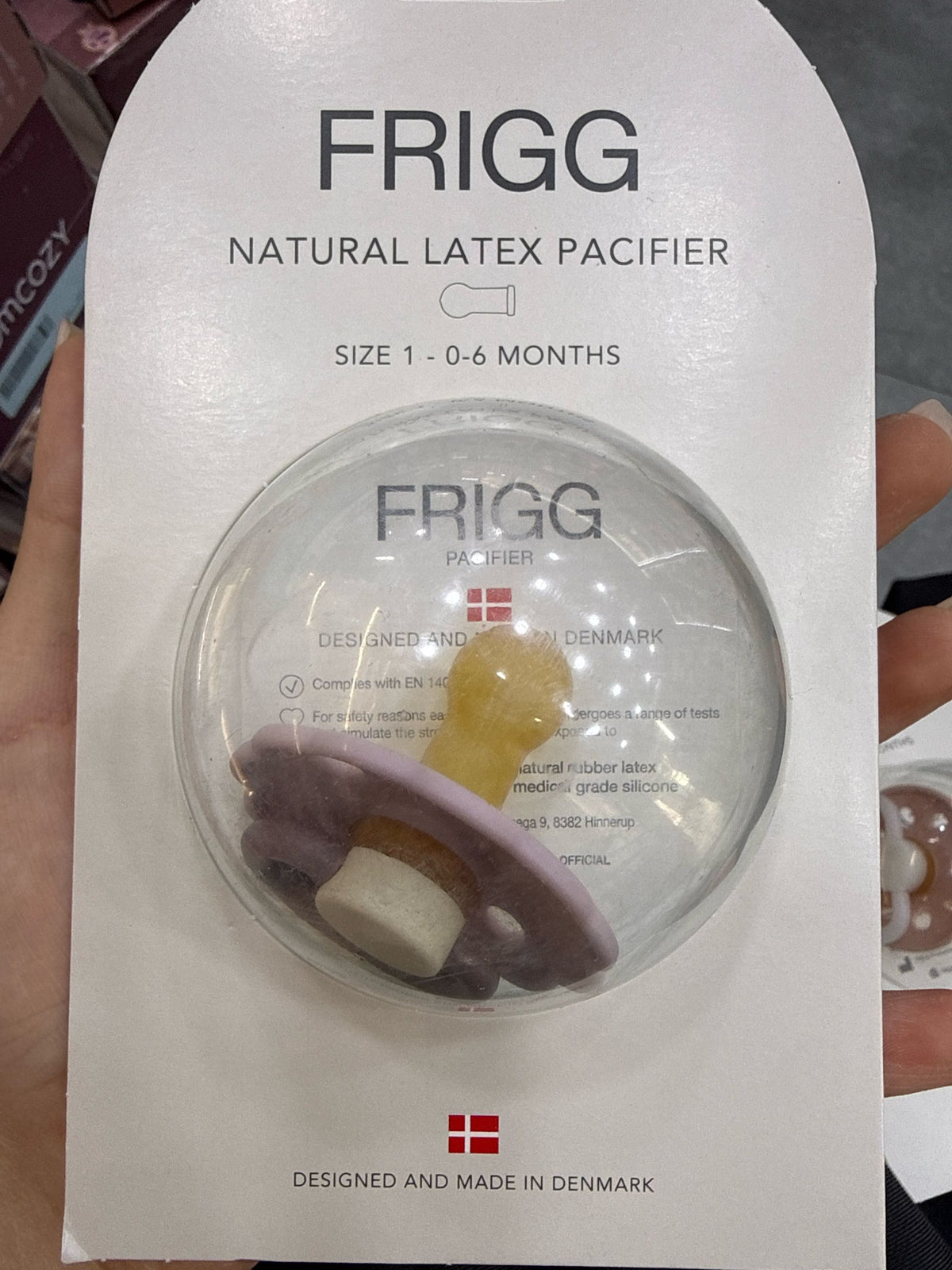 Пустышка FRIGG Latex size 1 0-6m