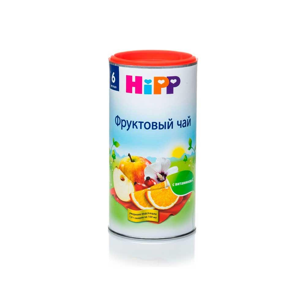 Детский чай HiPP органический фруктовый 200 г без сахара