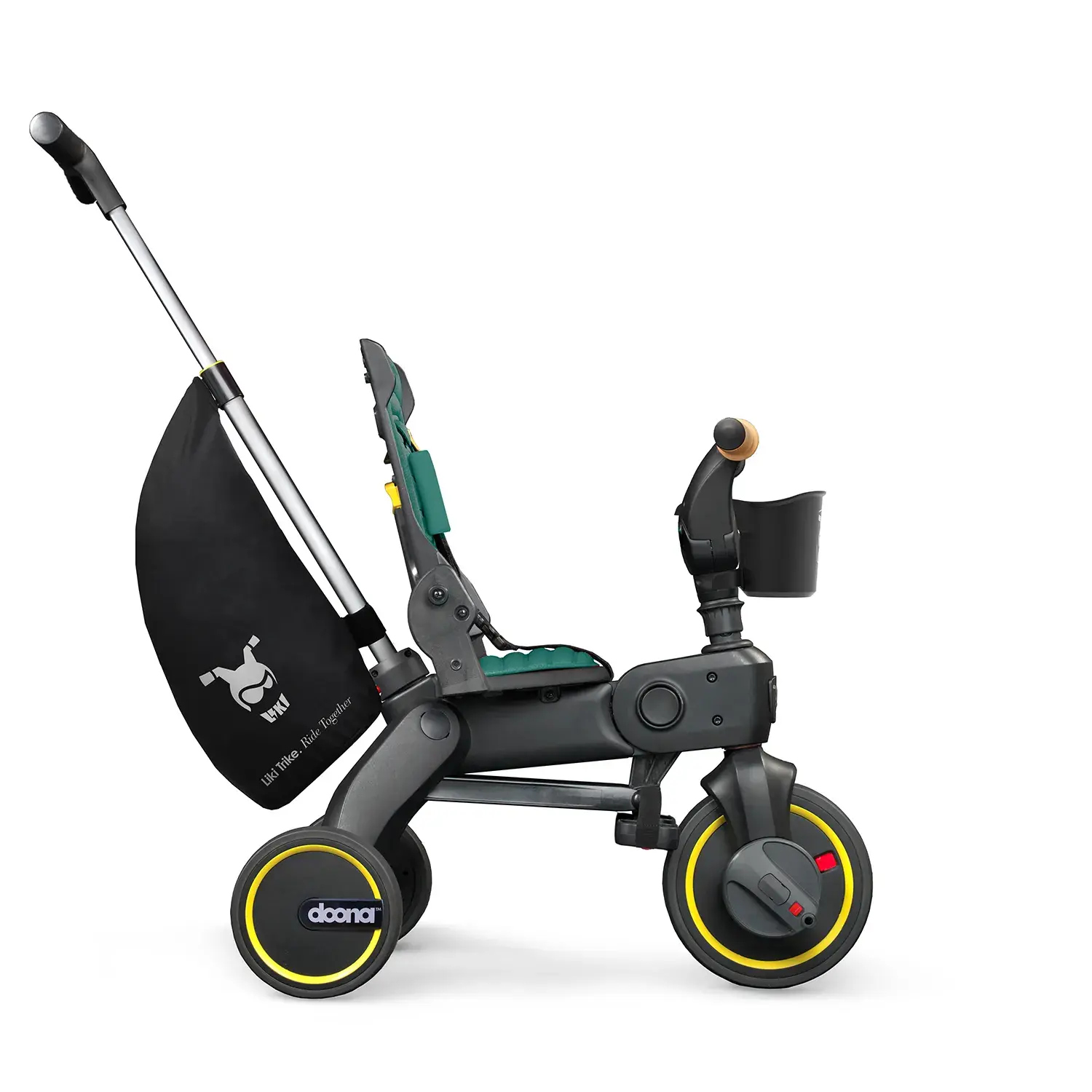 Детский трёхколесный велосипед Doona Liki S5 Dark Green 10-36 месяцев