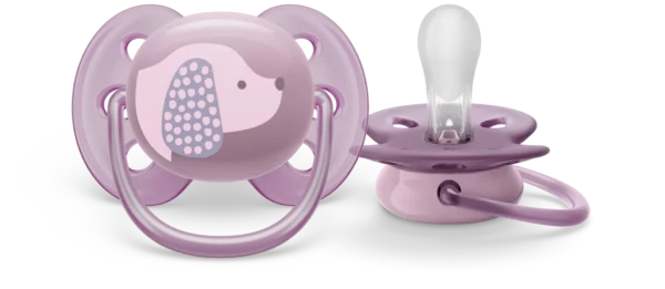 Пустышка Philips Avent Ultra Soft 6-18 месяцев розовая силиконовая