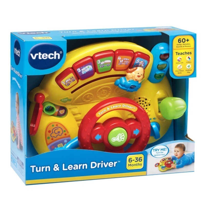 Развивающая машинка VTech со звуком и светом для детей 1-3 лет