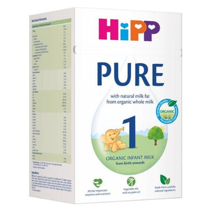 HiPP 1 PURE смесь 800 г, с рождения, без пальмового масла