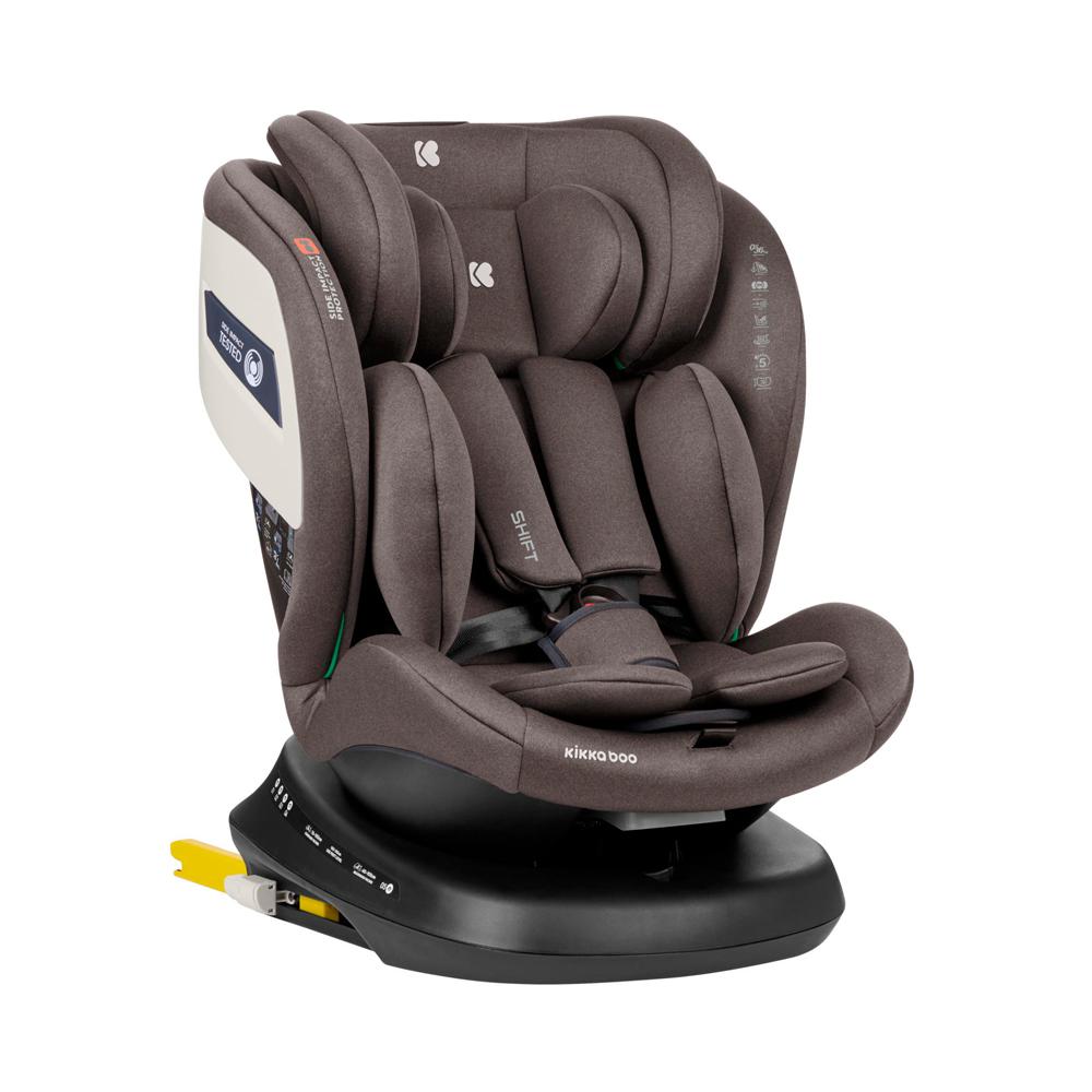 Автокресло KikkaBoo Shift ISOFIX Brown