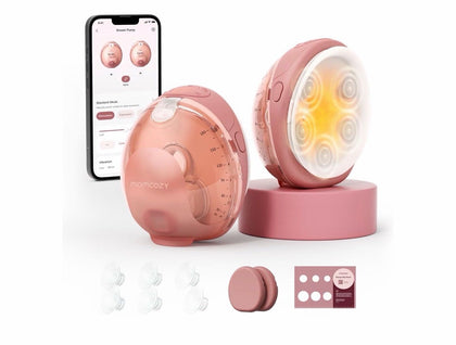 Momcozy Wellness 1 молокоотсос с подогревом, 4 режима, 180 мл