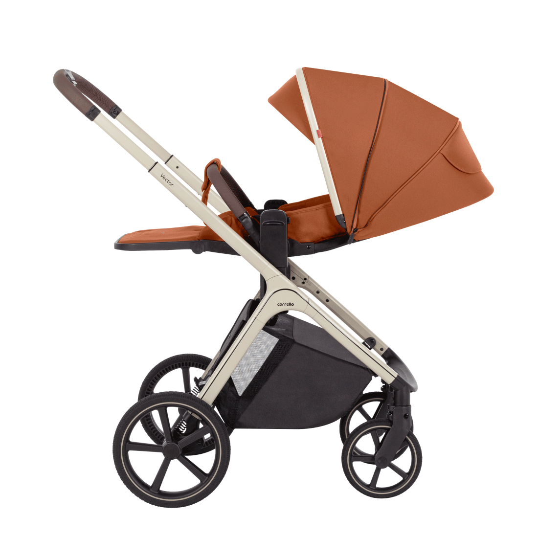 Carrello Vector коляска 2 в 1 люлька и прогулочный блок от рождения