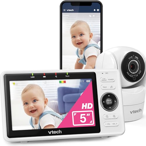 VTech VM901 WiFi видеоняня 5 дюймов Full HD с удалённым доступом