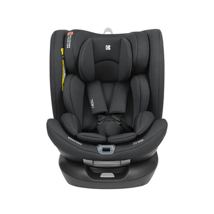 Автокресло Kikkaboo i-Roll i-Size 360° чёрное 0-105 см ISOFIX