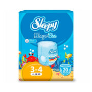 Sleepy Swimming Pants suzish tagligi 3-4, 4-14 kg, 20 dona