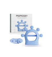 Прорезыватель Momcozy пищевой силикон синий 0+ месяцев