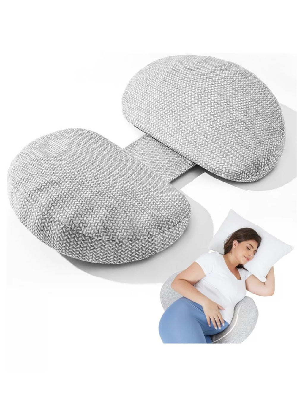 Подушка для беременных Momcozy W-образная, портативная