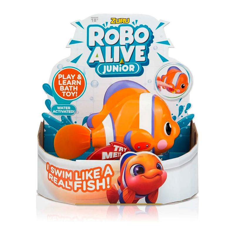 Interaktiv o‘yinchoq Robo Alive Junior Robotic Fish (Baliqcha) bolajonlar