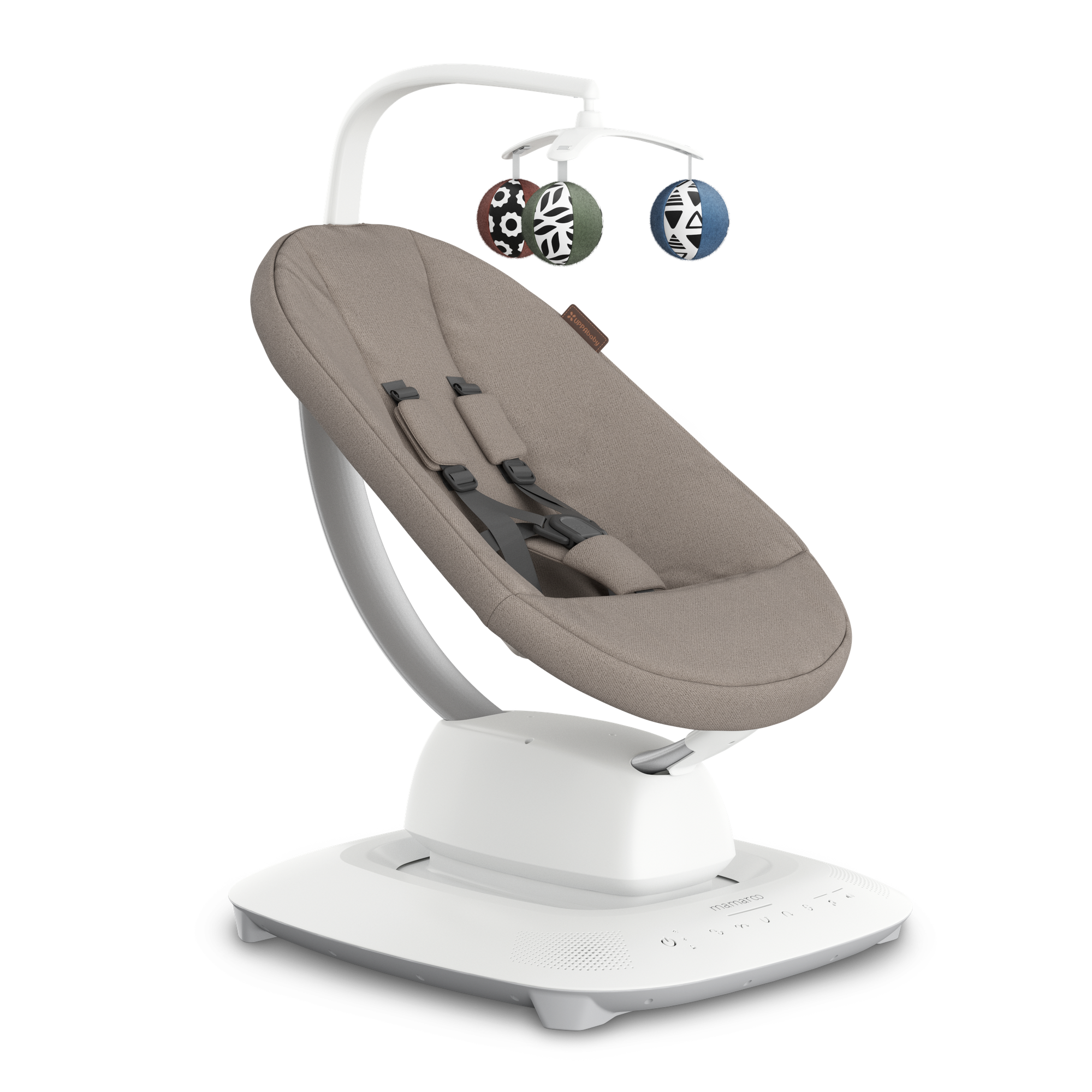 Детское кресло-качалка 4moms mamaroo, тёмный тауп меланж