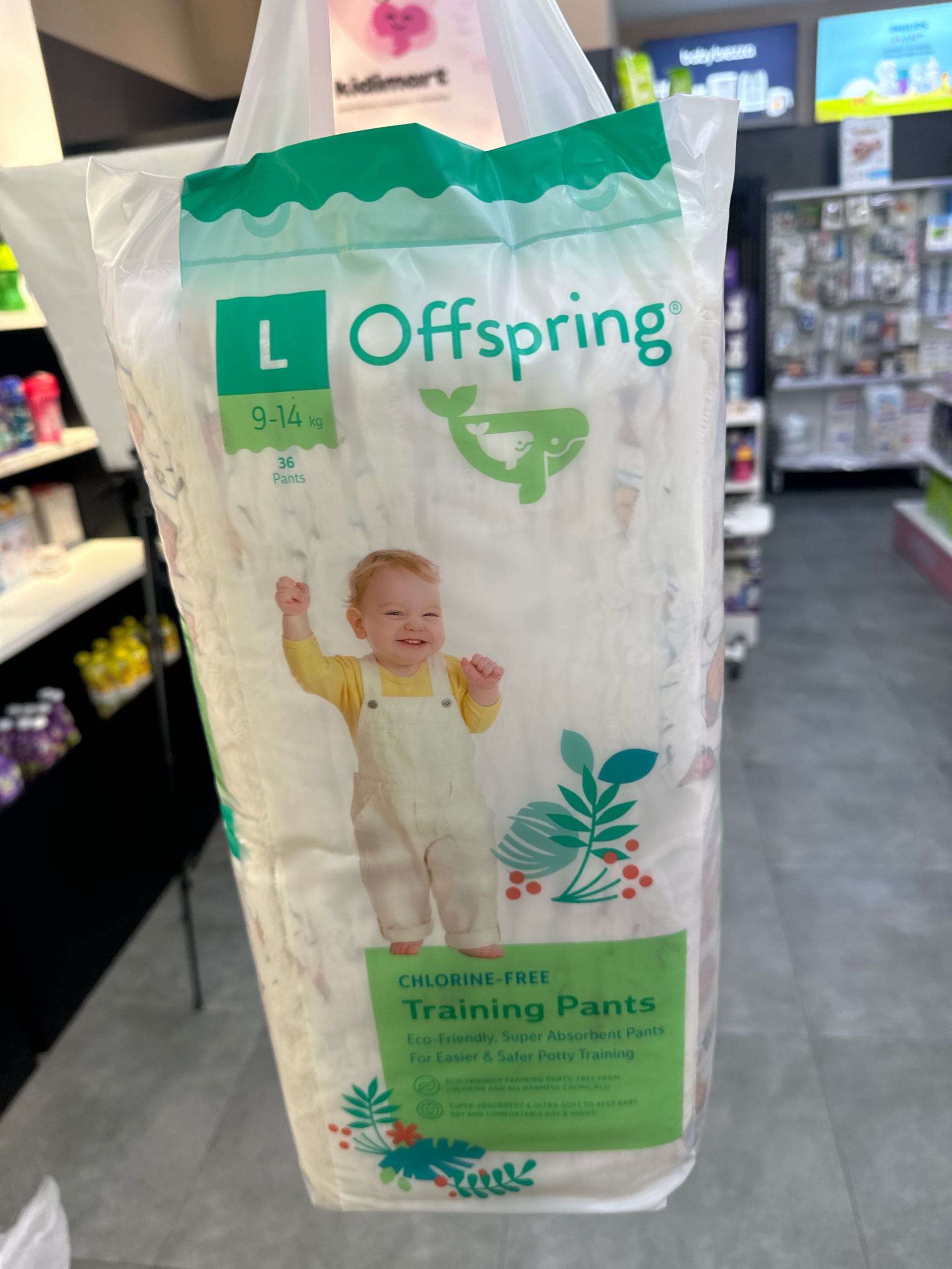 Offspring трусики-подгузники размер L 9-14 кг Карандаши 36 шт