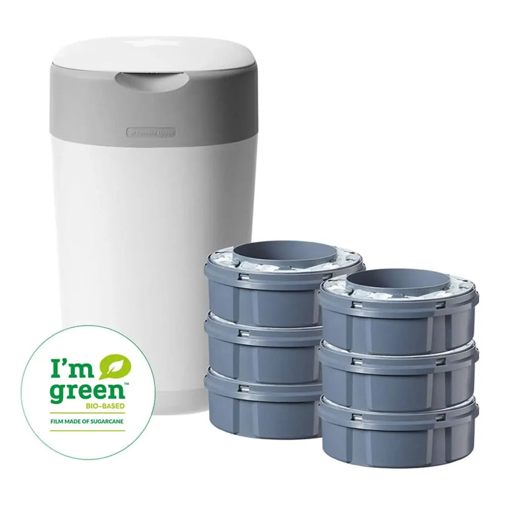 Tommee Tippee утилизатор подгузников белый герметичный контейнер