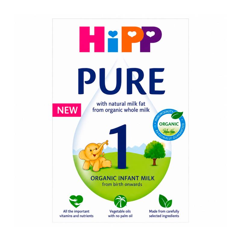 Молочная смесь HiPP 1 PURE с рождения, 300 и 800 г