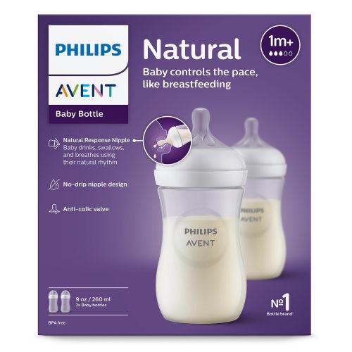 Бутылочка Philips Avent Natural 2.0 260 мл пластик антиколиковая