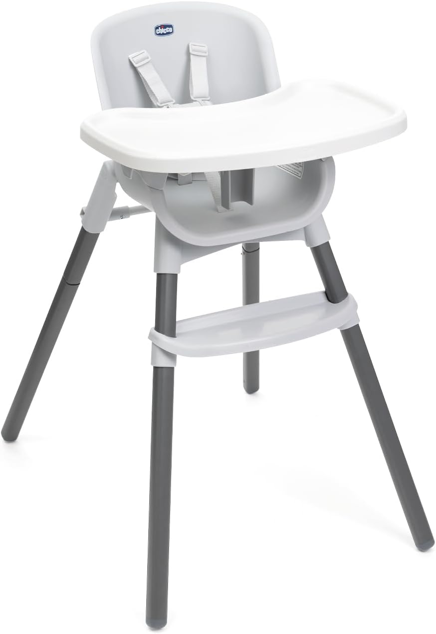 Стульчик для кормления Chicco Polly Zest Moon grey с 6 месяцев
