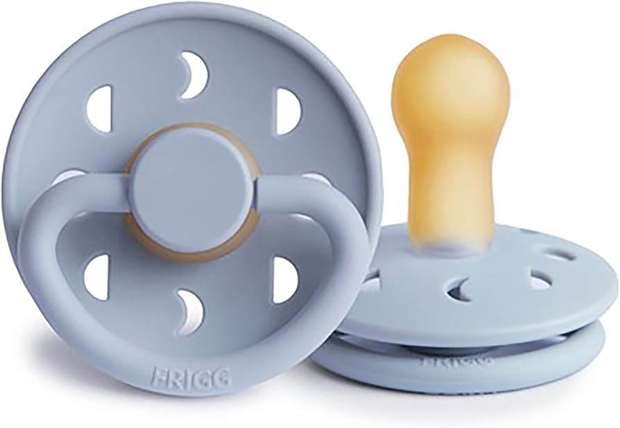 Пустышка FRIGG Moon Phase латекс Powder blue 6-18 месяцев