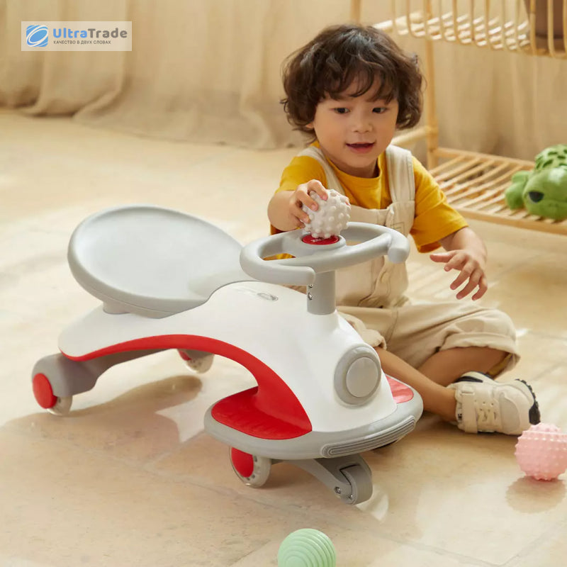 Каталка-твистер Luxixi Family Ride с мигающими колёсами для детей 1-3 лет