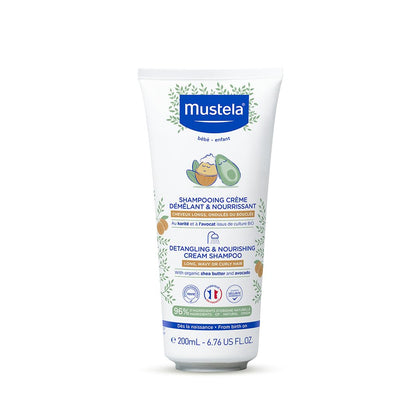Mustela питательный крем-шампунь для лёгкого расчёсывания, 200 мл