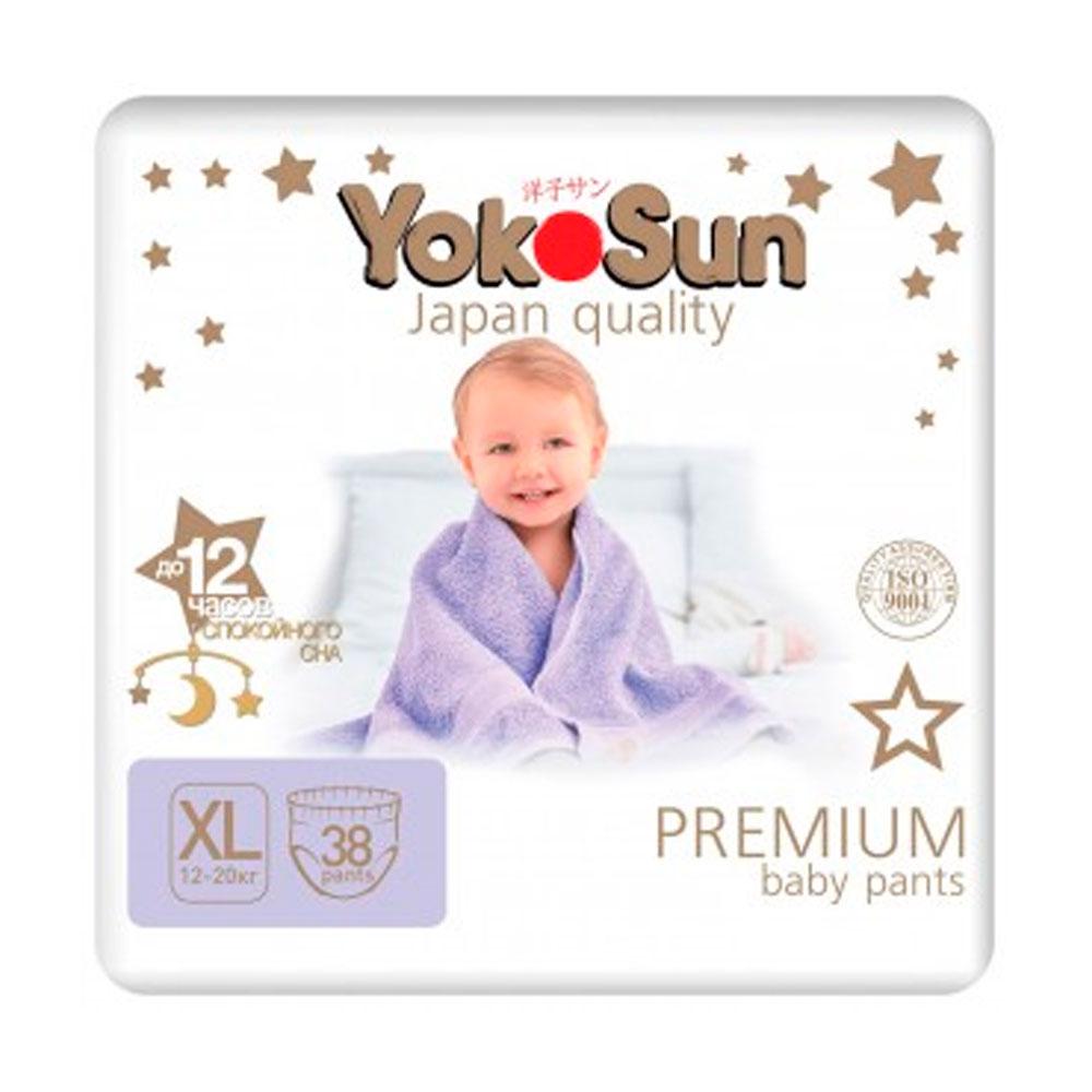 Подгузники-трусики YokoSun Premium XL (12-20 кг) 38 шт