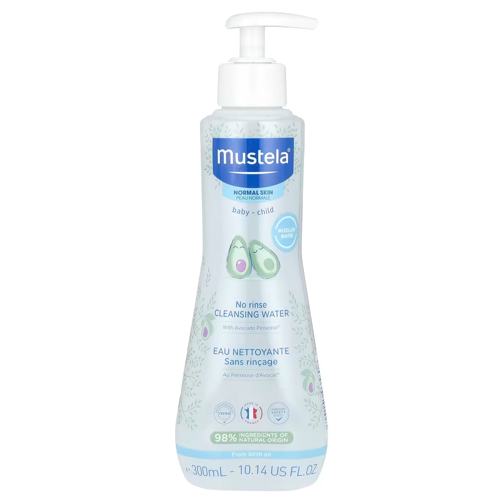 Mustela chayishsiz tozalovchi suv 300 ml