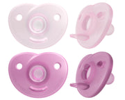 Пустышка Philips Avent силиконовая 0-6 месяцев девочка 2 шт BPA-free