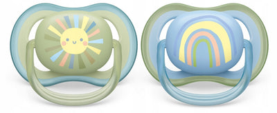 Соска-пустышка Philips Avent Ultra Air 0-6 месяцев для мальчиков