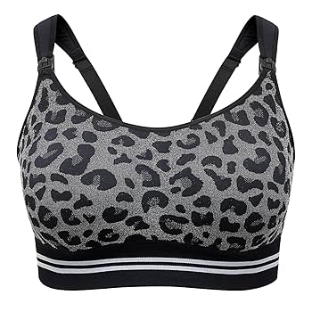 Бюстгальтер для кормления Momcozy Leopard Black размер S