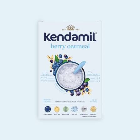 Каши Kendamil для прикорма, 6 вкусов, 120 и 150 г, с 4 мес