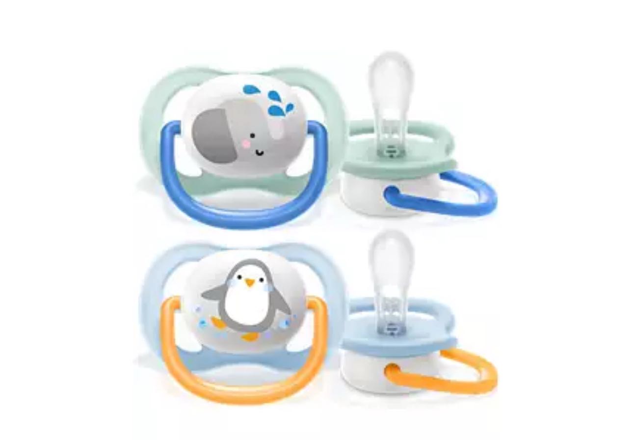 Пустышка Philips Avent Ultra Air силиконовая ортодонтическая 0-6 месяцев 2 шт