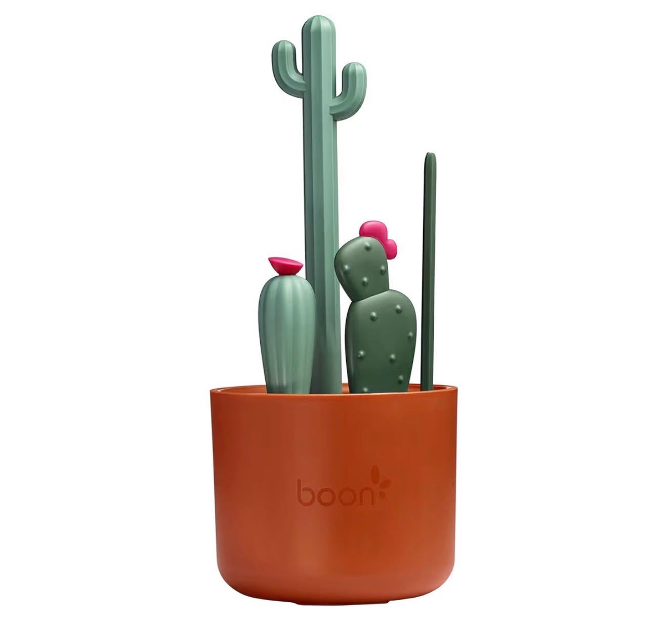 Набор ёршиков Boon Cacti для чистки бутылок 4 предмета терракотовый
