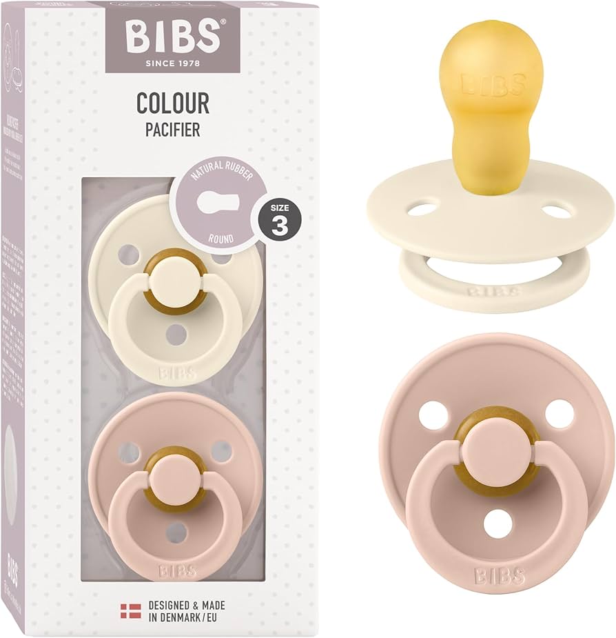 Пустышка BIBS Colour латексная размер 3 (18+ месяцев) Ivory Blush
