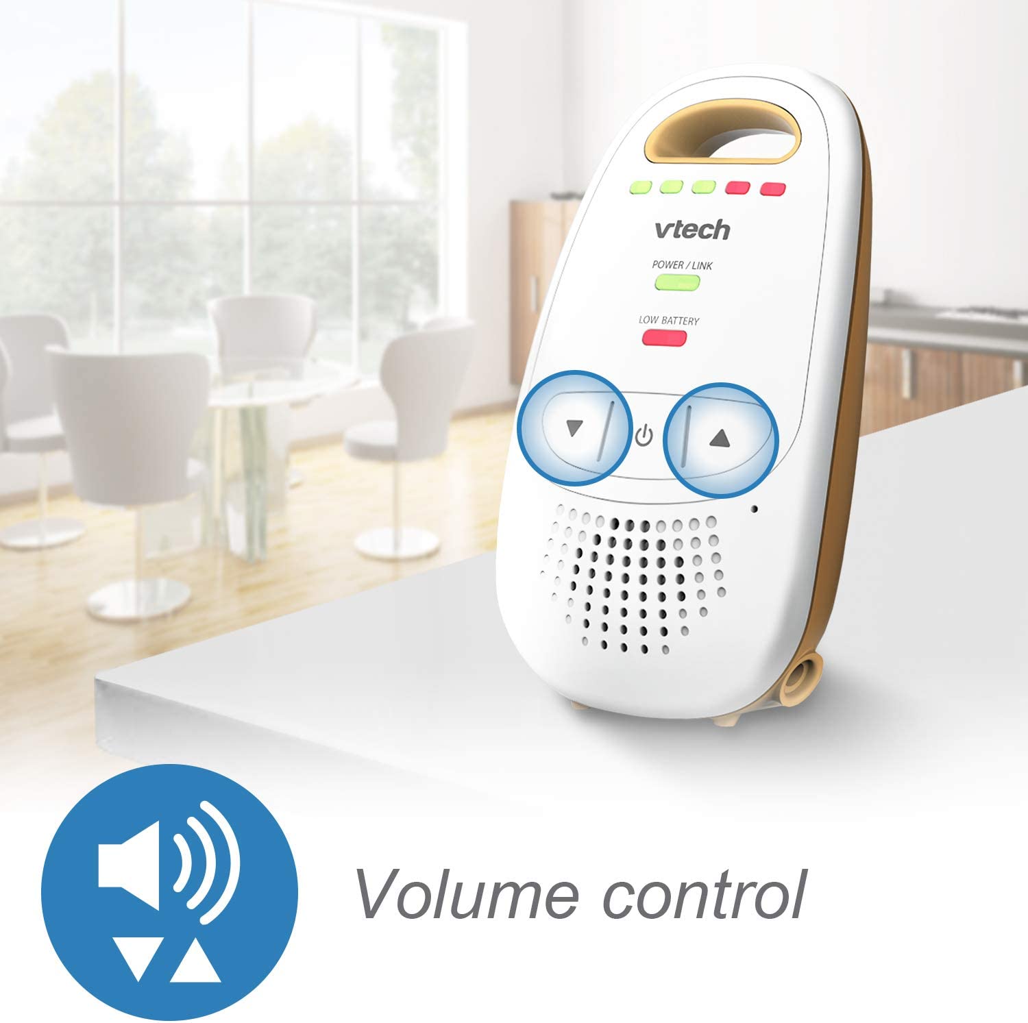 Радионяня VTech DM111 с дальностью 300 м, двусторонняя связь