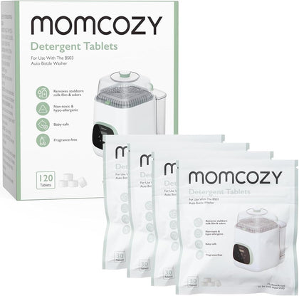 Momcozy butilka yuvish tabletkalari, 120 dona, KleanPal Pro uchun