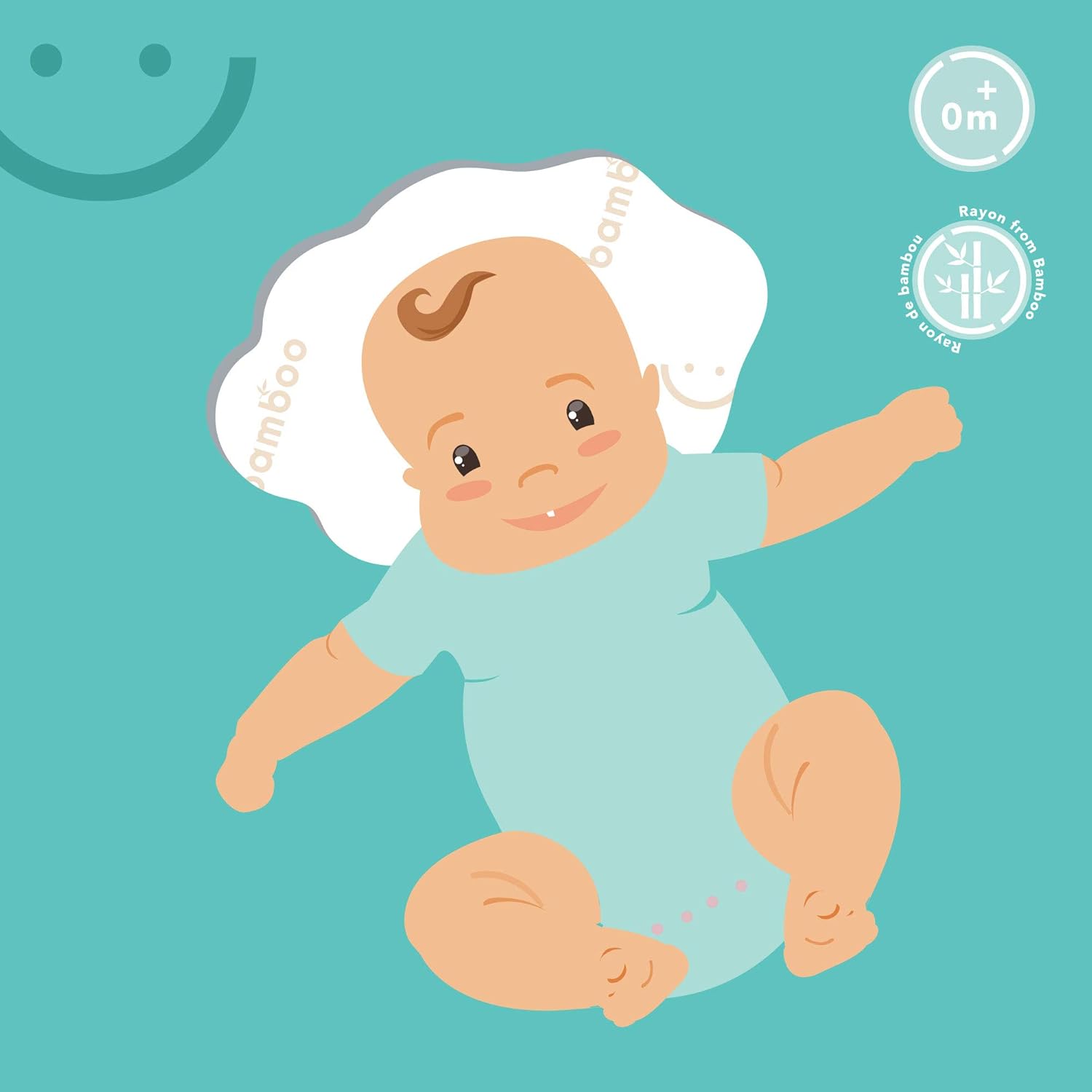 Подушка для малышей Baby Works Cloud 9 Поддержка Головки с Бамбуковой Наволочкой