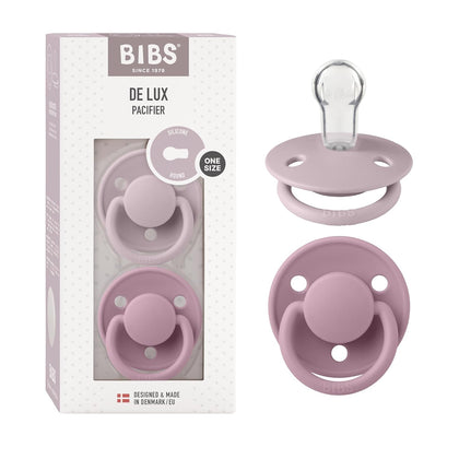 Пустышка BIBS De Lux силиконовая анатомическая 0-36 месяцев Dusky Lilac