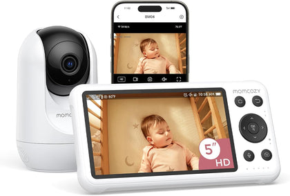 Momcozy умная WiFi радионяня 1080P с экраном 5 дюймов и ночным видением