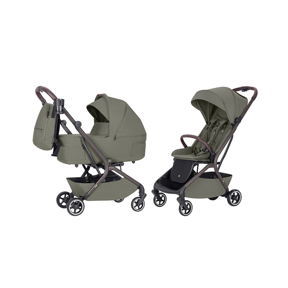 Коляска Carrello Magia 2в1 Malted Green трансформер люлька-прогулка