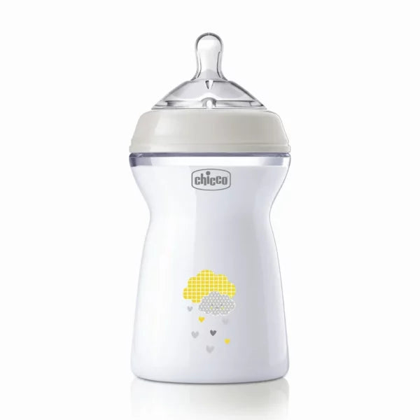 Бутылочка Chicco Natural Feeling 330 мл быстрый поток от 6 месяцев