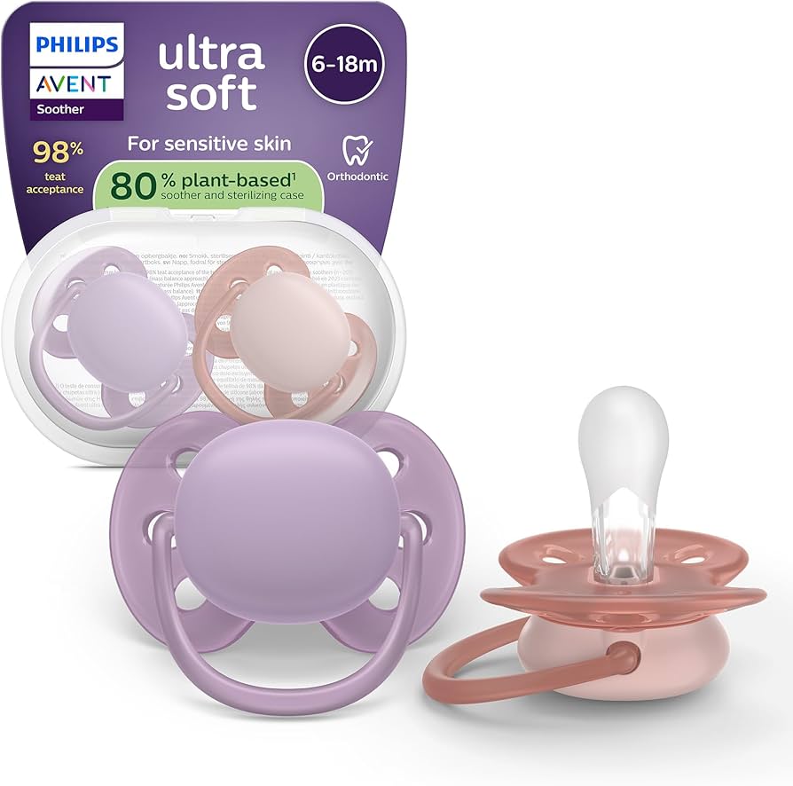 Пустышка Philips Avent Ultra Soft ортодонтическая 0-6 месяцев