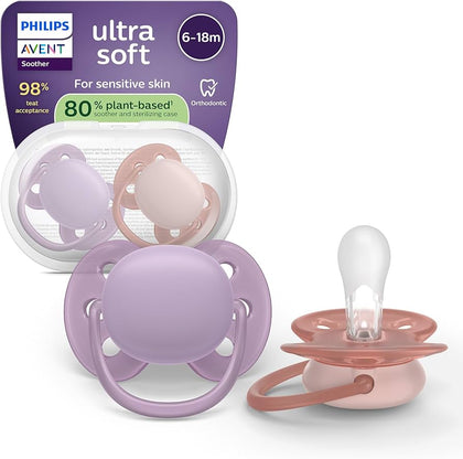 Пустышка Philips Avent Ultra Soft ортодонтическая 0-6 месяцев