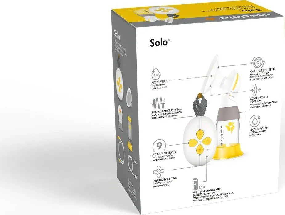 Молокоотсос Medela Solo электрический компактный одинарный BPA-free