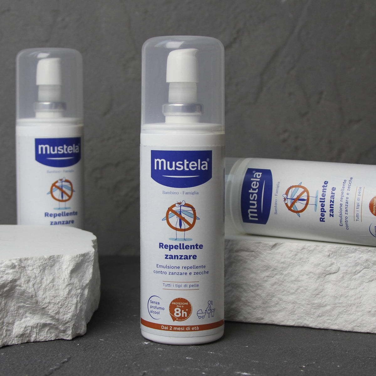 Mustela эмульсия от комаров и клещей, с 2 месяцев