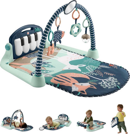 Игровой коврик Fisher-Price Kick & Play Piano Gym развивающий 0-12 месяцев
