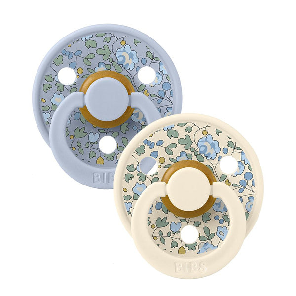 BIBS x Liberty Pacifier Colour 1 шт Eloise Latex Size 2 Dusty Blue Mix