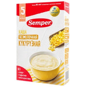 Каша Semper молочная мультизлак с бананом малиной и йогуртом 6м+ 180 гр