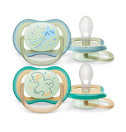 Пустышка Philips Avent Ultra Air Night светящаяся 0-6 месяцев силикон 2 шт