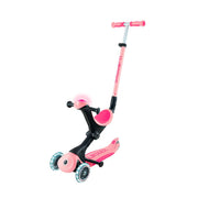 Трехколесный самокат Globber Go Deluxe Flash Lights Pastel Pink