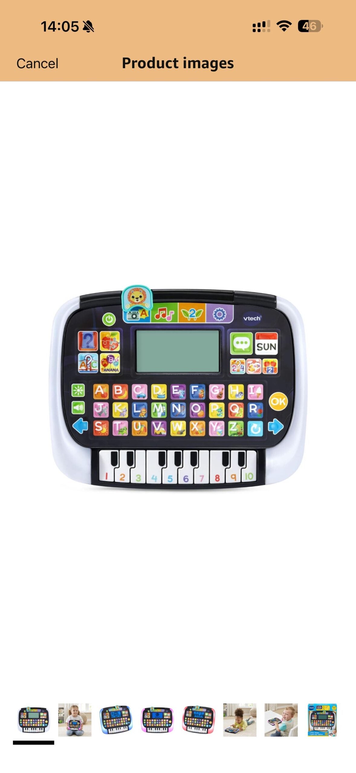 Rivojlantiruvchi planshet VTech Little Apps, yoritgichli, ko'k, 1+ yosh